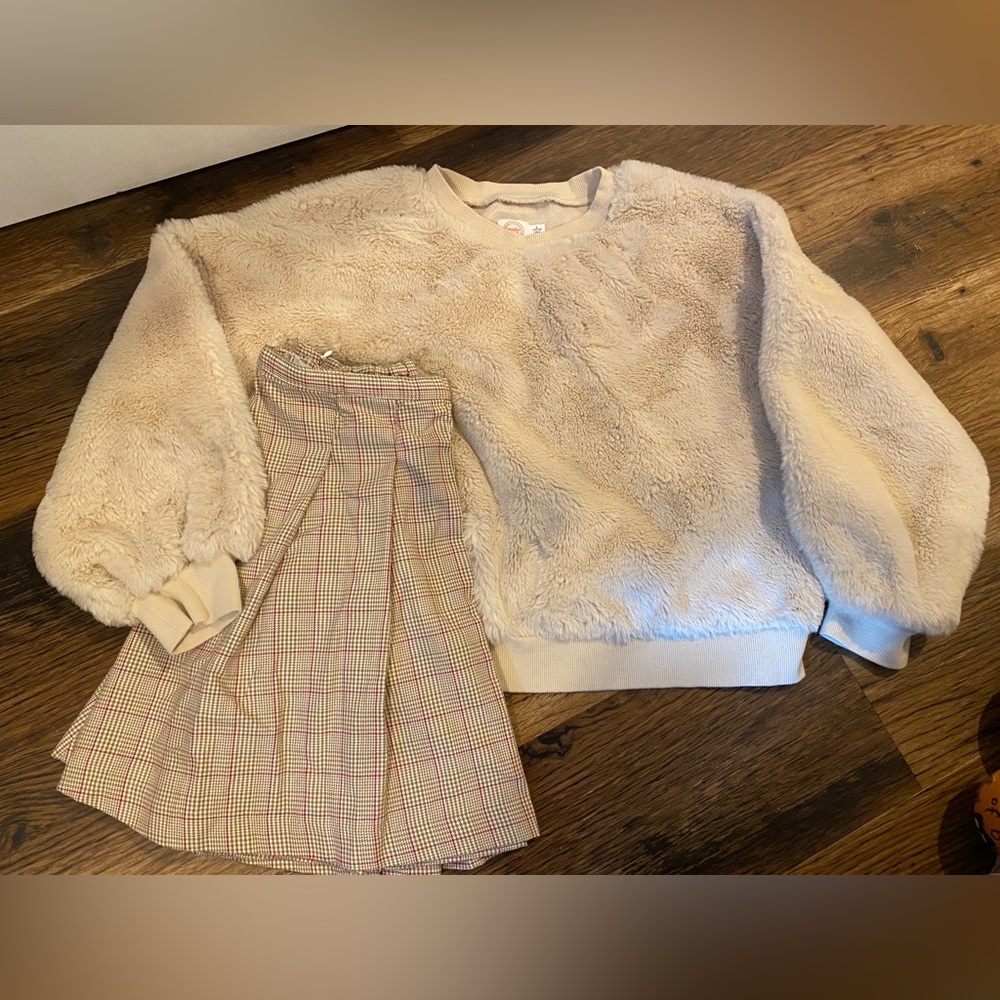 Girl’s Wonder Nation Skirt Outfit Size Large 10/12